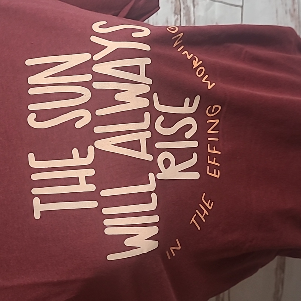 Effing Morning Tee Medium - Picture 2 of 2